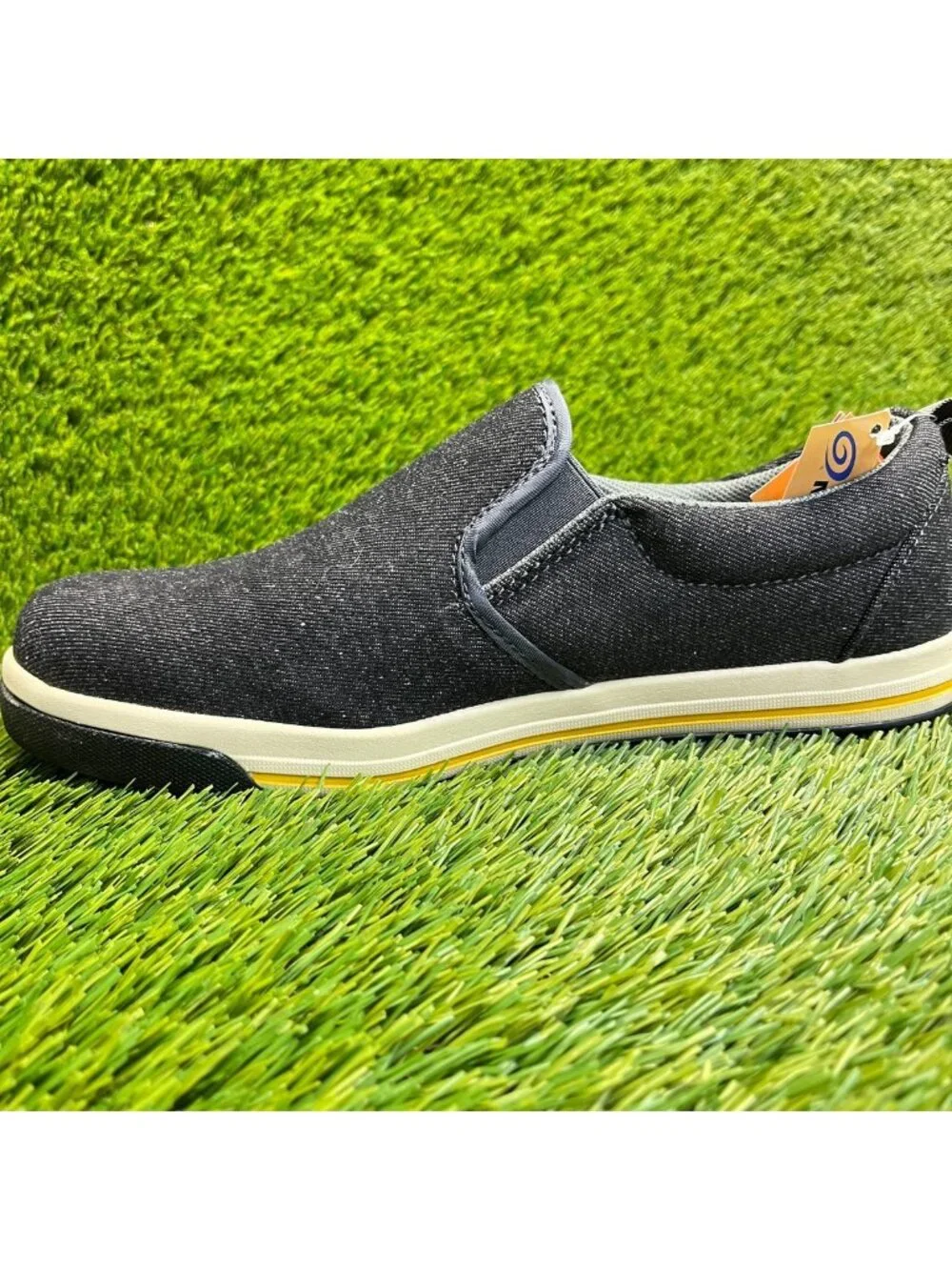Nautilus Westside Mens Size 8.5E Black Ivory Steel Toe Slip On Safety Work Shoes